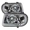 Spyder 5009142 fits Chrysler 05-10 300C Projector Headlights LED Halo LED Chrm