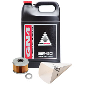 Tusk 1529860399 4-Stroke Oil Change Kit Pro-Honda GN4 10W-40