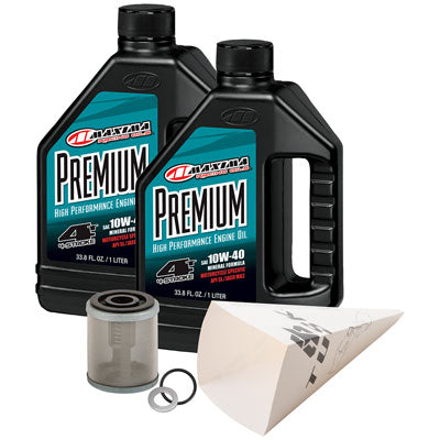 Tusk 1529860498 4-Stroke Oil Change Kit Maxima Premium 10W-40