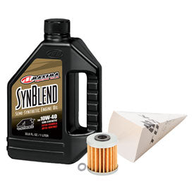 Tusk 1529860547 4-Stroke Oil Change Kit Maxima Synthetic Blend 10W-40