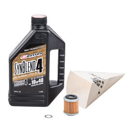 Tusk 1529860589 4-Stroke Oil Change Kit Maxima Synthetic Blend 10W-40