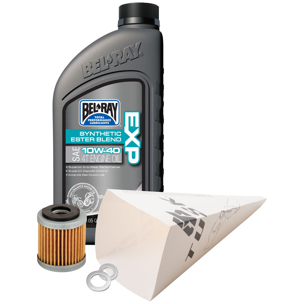 Tusk 1529860706 4-Stroke Oil Change Kit Bel-Ray EXP Synthetic Blend 10W-40
