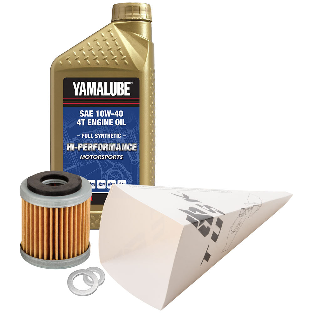 Tusk 1529860768 4-Stroke Oil Change Kit Yamalube GP Racing Spec Synthetic 10W-40