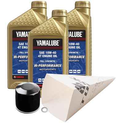 Tusk 1529860834 4-Stroke Oil Change Kit Yamalube GP Racing Spec Synthetic 10W-40