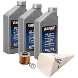 Tusk 1529860896 4-Stroke Oil Change Kit Yamalube Performance Semi-Syn 10W-50
