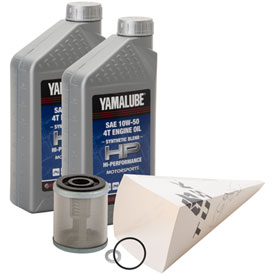 Tusk 1529860909 4-Stroke Oil Change Kit Yamalube Performance Semi-Syn 10W-50