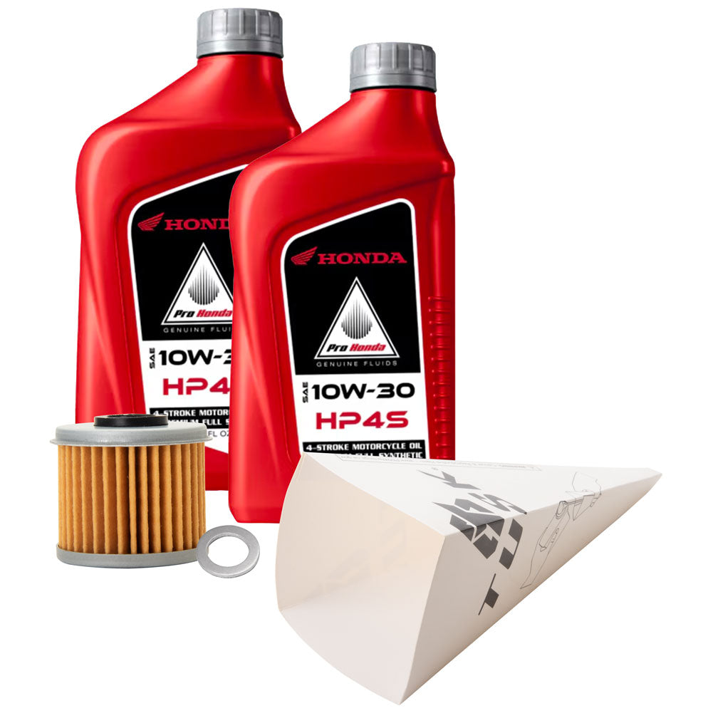 Tusk 1529861014 4-Stroke Oil Change Kit Pro-Honda HP4S Full Synthetic 10W-30