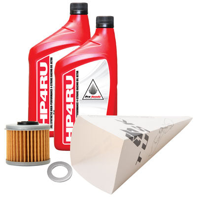 Tusk 1529861019 4-Stroke Oil Change Kit Pro-Honda HP4RU HP Full Synthetic 10W-30