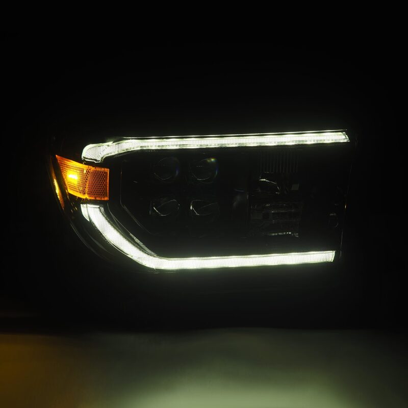 AlphaRex 880820 07-13 fits Toyota Tundra NOVA LED Proj Headlights Alpha-Black