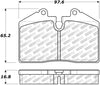 Stoptech 305.0608 Street Select Brake Pads - Front/Rear