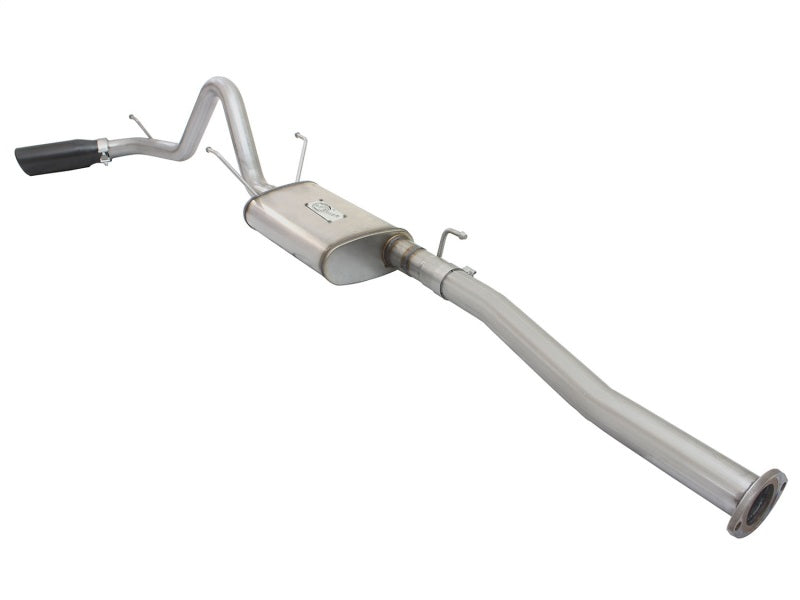 AFE 49-46024-B orce XP 2.5in Cat-Back Stainless Steel Exhaust System w/Black Ti