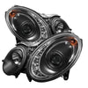 Spyder 5029379 fits Mercedes Benz E-Class Projector Headlights Halogen - DRL Bl