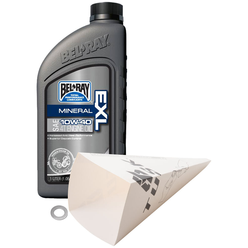 Tusk 1560110112 2-Stroke Transmission Oil Change Kit Bel-Ray EXL 10W-40