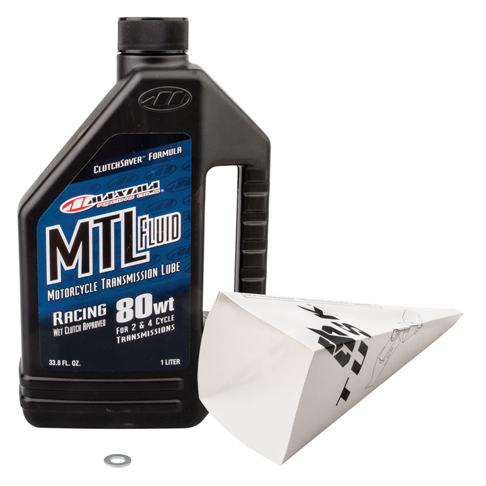 Tusk 1560110126 2-Stroke Transmission Oil Change Kit Maxima MTL 80W Fluid