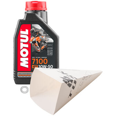 Tusk 1560110165 2-Stroke Transmission Oil Change Kit Motul 7100 10W-50