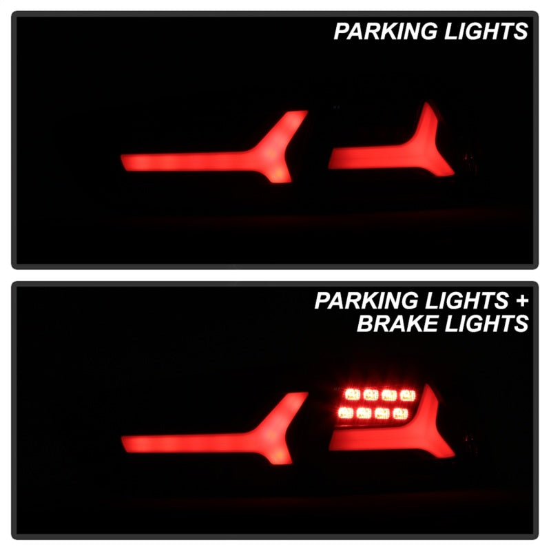 Spyder 5088130 fits Mitsubishi 08-14 Lancer/Evolution X V2 LED Tail Lights - Bl