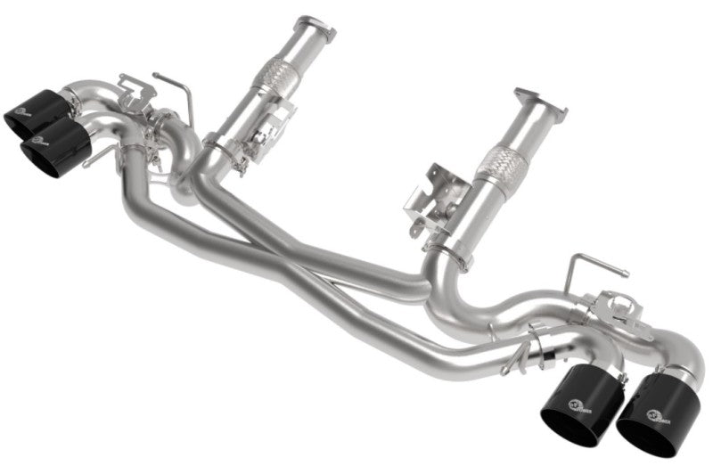 AFE 49-34124NM-B orce-Xp 304 Stainless Steel Cat-Back Exhaust Black 2020 fits C