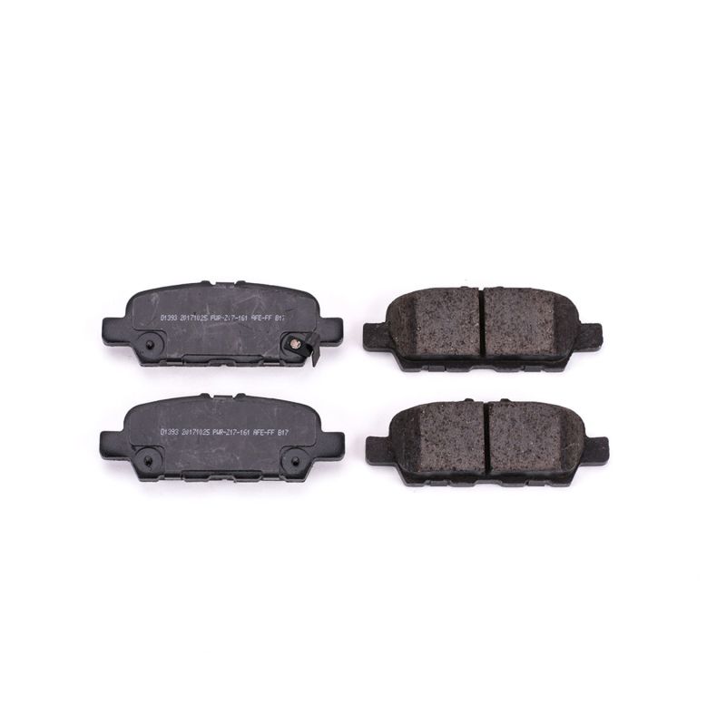 PowerStop 16-1393 11-12 fits Infiniti EX35 Rear Z16 Evolution Ceramic Brake Pads