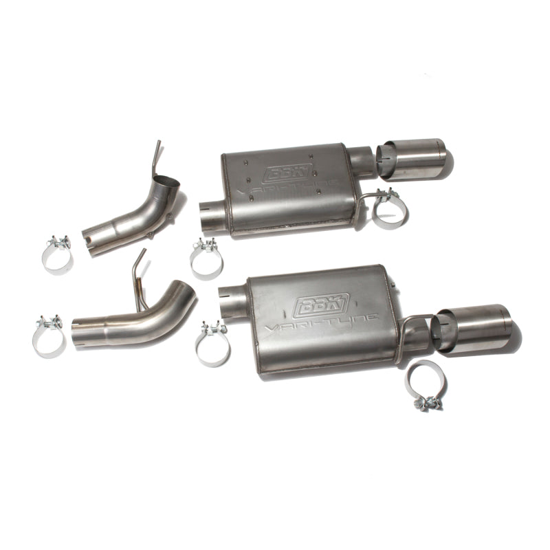 BBK 41005 Mustang GT VariTune Axle Back Exhaust Kit (Stainless Steel