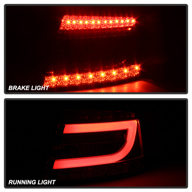 Spyder 5080776 fits Audi 05-08 A6 4Dr Sedan Only Light Bar LED Tail Lights Smke