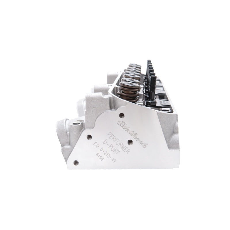 Edelbrock 61575 Cylinder Head fits Pontiac Performer D-Port 87cc Chambers for Hydraulic Roller Cam Complete