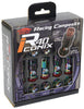 Project Kics WRIF01NK 20 PCS (NO LOCKS) Neocro R40 Iconix W/ Plastic Cap (Black) - 12X1.50