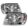 Spyder 5011152 fits Jeep 99-04 Grand Cherokee Projector Headlights LED Halo LED