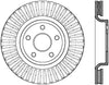 Stoptech 126.58008CSL 11-13 Jeep Grand Cherokee Front Left Cryo Slotted Sport Brake (Excludes SRT8)