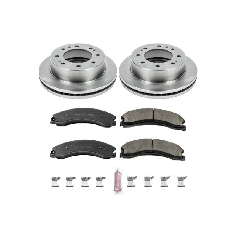 Power Stop KOE6258 12-19 fits GMC Sierra 3500 HD Front Autospecialty Brake Kit