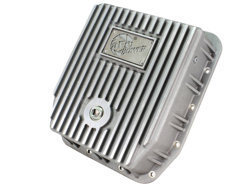 AFE 46-70220 Transmission Pan (Raw); fits Ford Trucks 93-08 AODE/4R70W