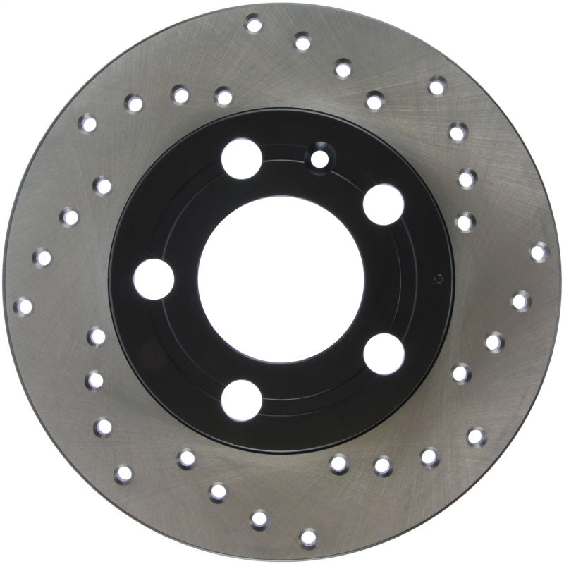 Stoptech 128.33057L 00-06 Audi TT Left Rear Drilled Rotor