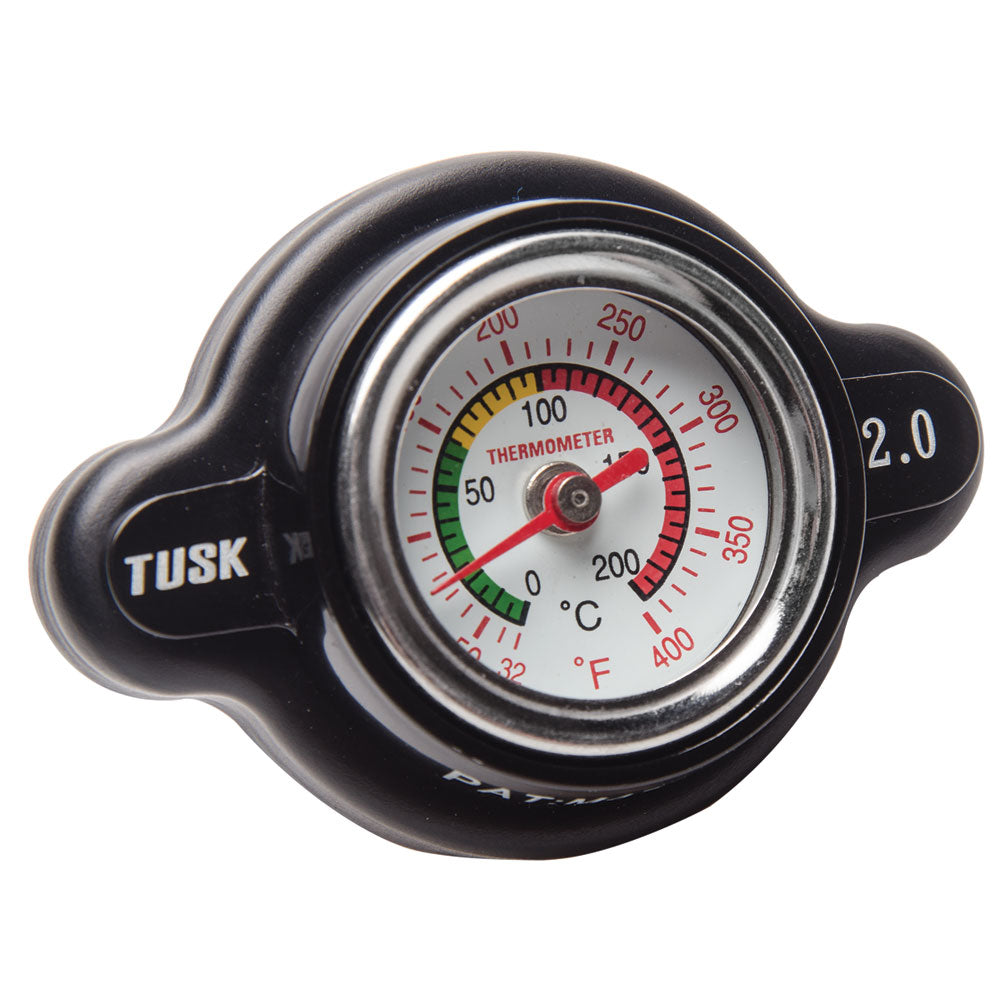 Tusk 1638630003 High Pressure Radiator Cap with Temperature Gauge 2.0 Bar