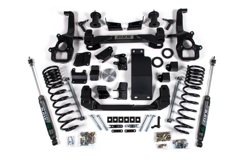 Zone Offroad ZOND96N 20-21 fits Ram 1500 4WD 6in Front 5in Rear Suspension Lift