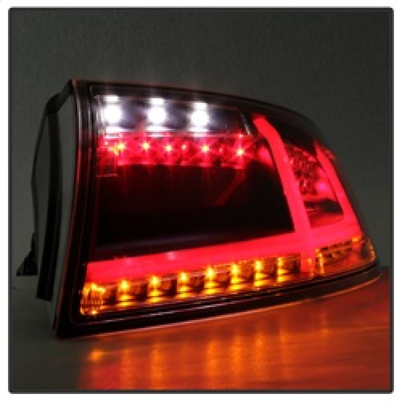 Spyder 5081674 fits Audi 07-12 TT LED Tail Lights Black ALT-YD-ATT07-LED-BK