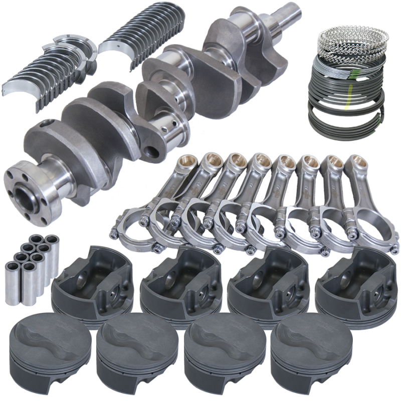 Eagle 16003125 fits Ford 289/302 3.400in Crank 5.400in I-Beam Rods -6cc Flat Top 4.125in Pistons Rotating Assembly