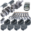 Eagle 16003125 fits Ford 289/302 3.400in Crank 5.400in I-Beam Rods -6cc Flat Top 4.125in Pistons Rotating Assembly