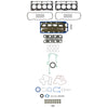 Fel-Pro 2603145 fits Dodge RAM 1500 260-3145 Engine Gasket Set