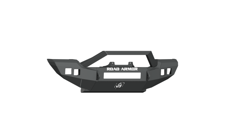 Road Armor 5184F3B 18-20 fits Jeep Wrangler JL Sport Stealth Front Winch Bumper w/Bar Full Width - Tex Blk