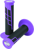 ProTaper 21659 Clamp-On 1/2 Waffle Grips - Neon Purple/Black