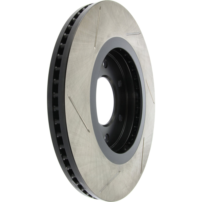 Stoptech 126.42099SL Power Slot 08-09 fits Infiniti QX4/QX56 / 07-09 Nissan Armada Left Front Slotted Rotor