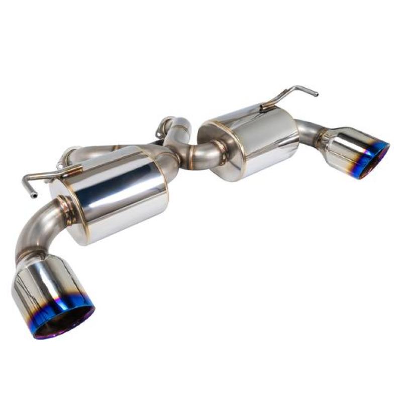 Remark RK-A2063N-01P fits Nissan 370Z (Z34) V2 Axle Back Exhaust w/ Burnt Stainless Steel Double Wall Tip