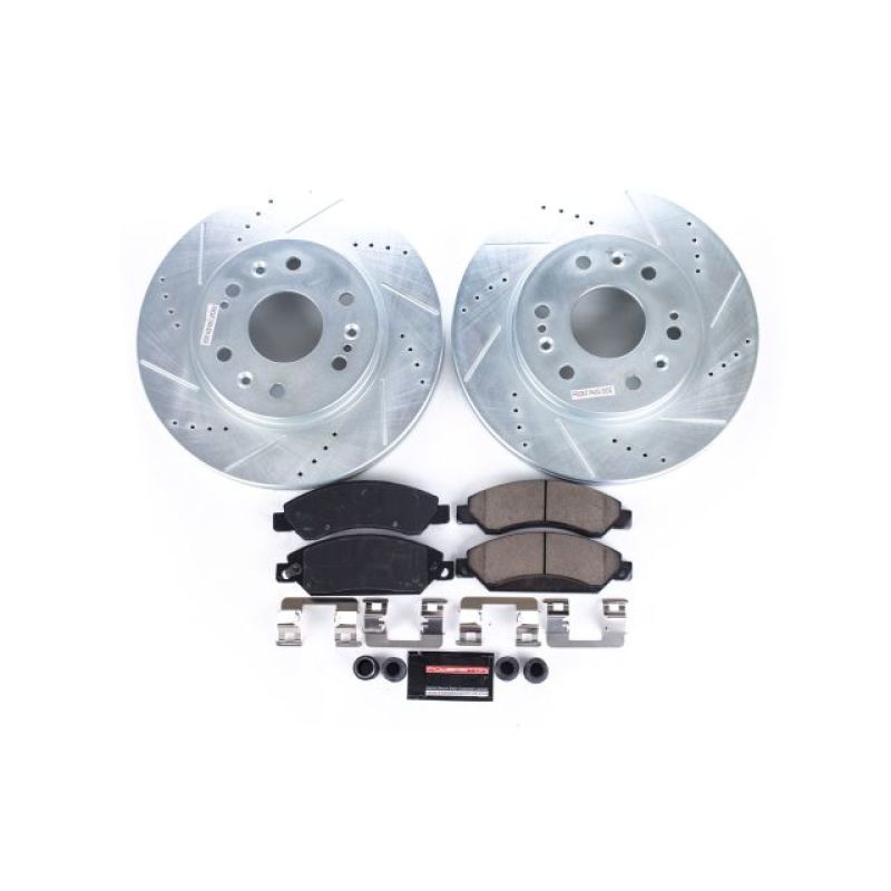 PowerStop K2067 fits Cadillac 07-08 Escalade Front Z23 Evolution Sport Brake Kit