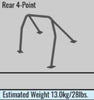 Cusco 157 270 HMS MR-S 4P+ Front Harness Bar/Side Bar - Safety 21 (No Cancel)
