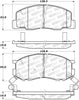 Stoptech 308.0527 Street Brake Pads - Rear