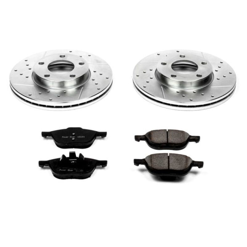 PowerStop K120 fits Mazda 04-13 3 Front Z23 Evolution Sport Brake Kit