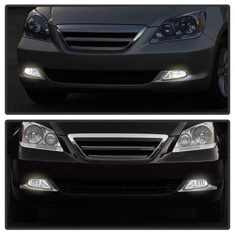 Spyder 5077431 fits Honda 05-07 Odyssey OEM Fog Lights W/Switch Smoked FL-CL-HO