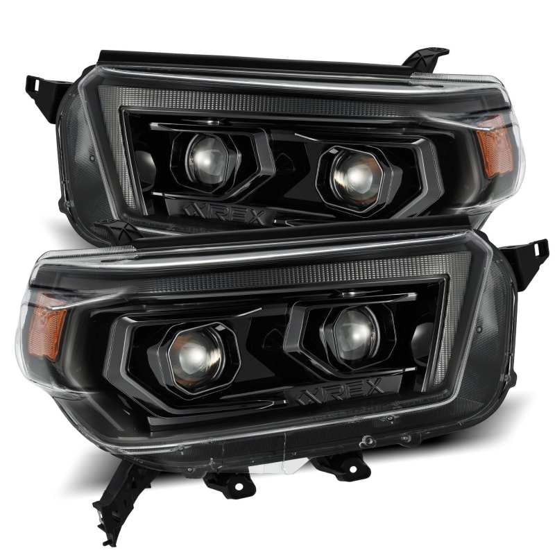 AlphaRex 880756 fits Toyota 10-13 4Runner LUXX LED Proj Headlights Plank Style