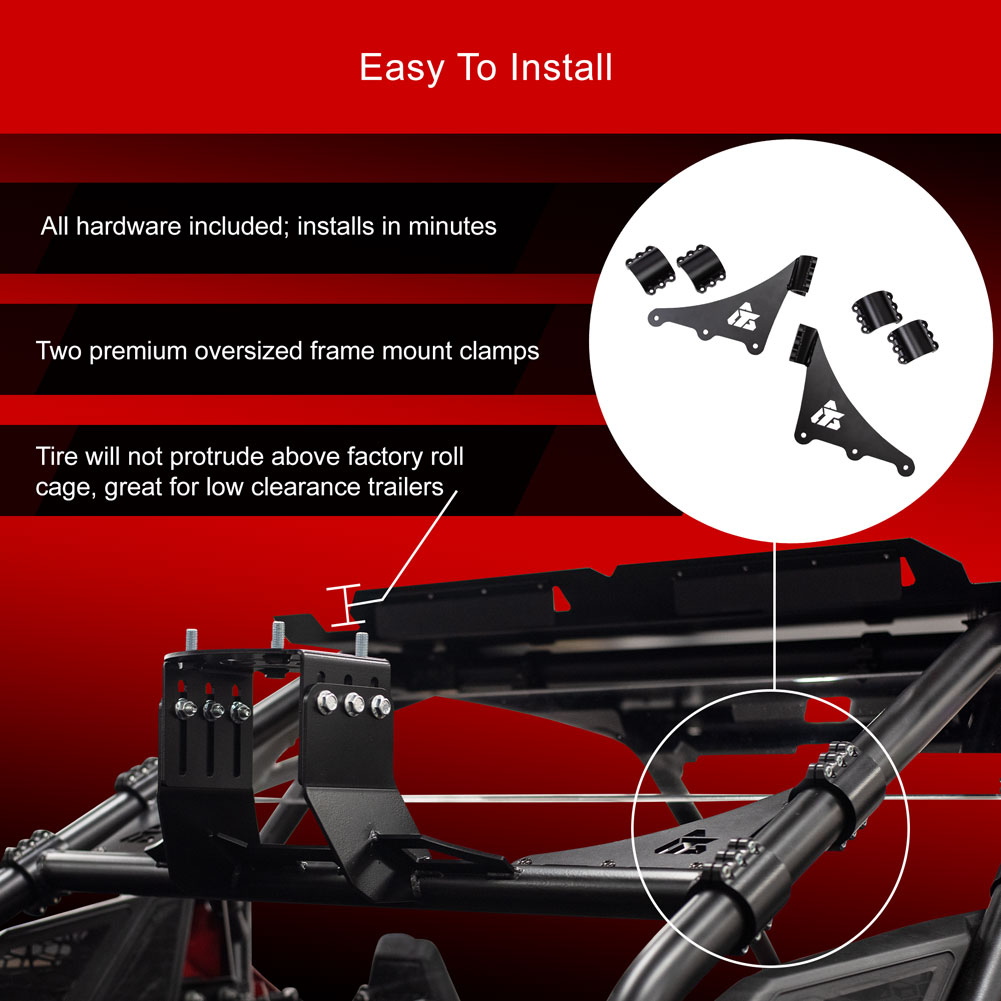 Tusk 1763940016 Spare Tire Carrier