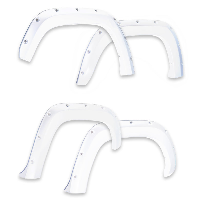 EGR 791574-GAZ 14+ Chev fits Silverado 6-8ft Bed Bolt-On Look Color Match Fender Flares - Set - Summit White