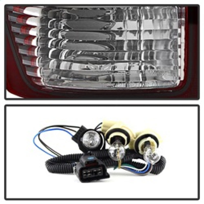 9030512 Xtune fits Chevy 02-06 Avalanche OE Style Tail Lights Red Smoked ALT-J